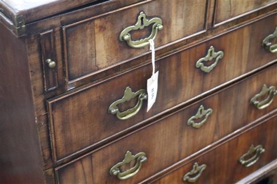 A George III mahogany bachelors chest, W.2ft 5.5in. D.1ft 3in. H.2ft 6.5in.